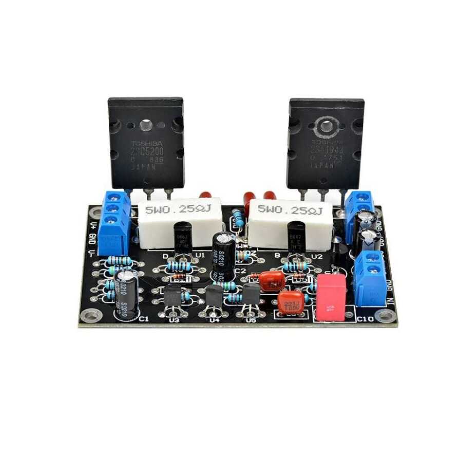  2sc5200 + 2sa1943 100w Mono Amfi Modülü