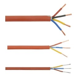 2x0.50 mm2 SIMH Silicone Cable - 1 Meter 