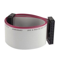 2x13 26 Pin Female-Female Flat Cable - 50cm 