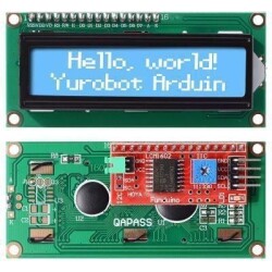 2x16 Blue LCD Display with I2C Module - 2