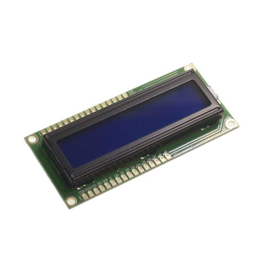 2x16 Lcd Display Çift Taraflı - Mavi