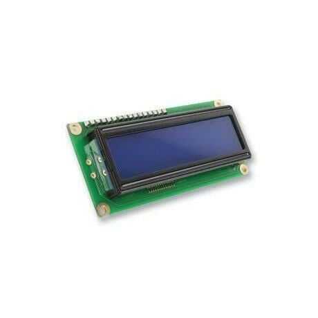  2x16 Lcd Display Sol Üst Mavi