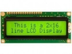 2x16 LCD SCREEN - Green - 2