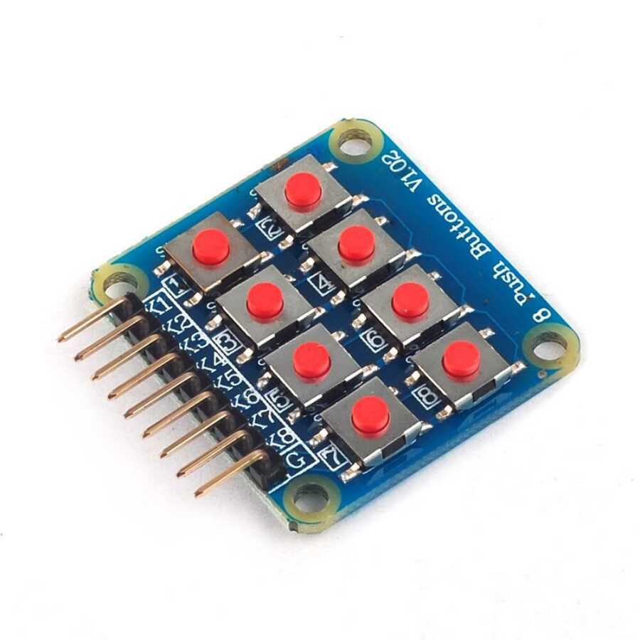  2x4 Push Buton Keypad