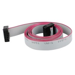 2x5 10 Pin Female-Female Flat Cable - 50cm 