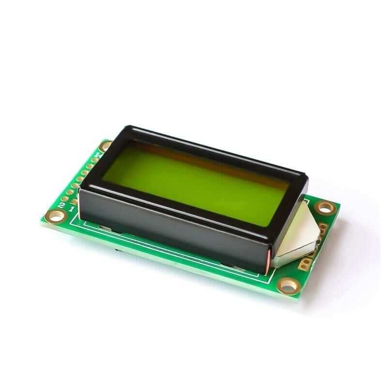  2x8 Lcd Ekran Yeşil Display