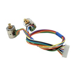 3-5V 2 Fazlı 8mm Mikro Step Motor Çifti - 1