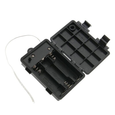 3 AA Battery Holders - With Waterproof Switch and Cover - 2