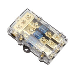 3-Channel Car Amplifier Fuse Box - 60A Fuse - 1