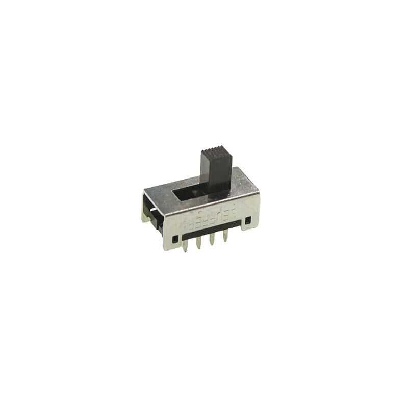  3 Konumlu 8-pin Sürgülü Switch - Siyah