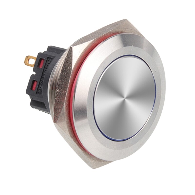  30b-p1z 30mm Düz Anahtarlı Metal Buton