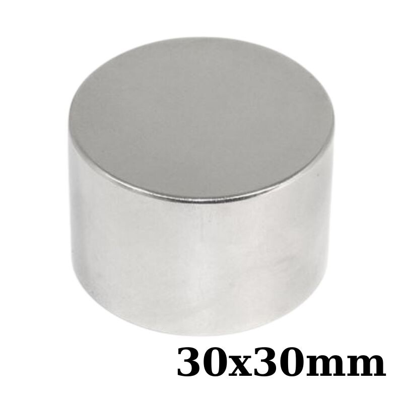  30x30mm Neodyum Güçlü Mıknatıs - Neodim Magnet