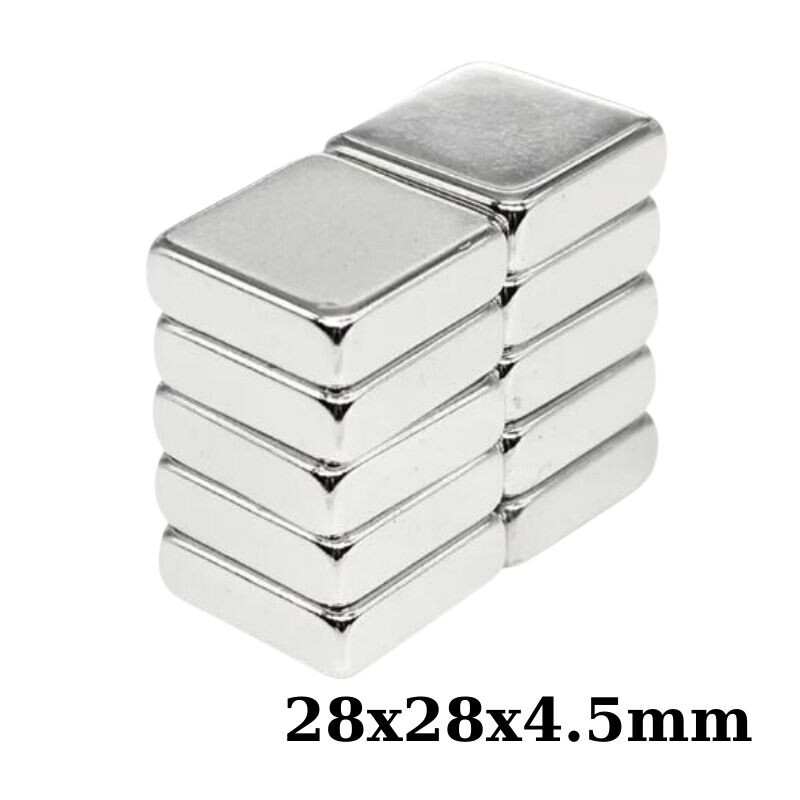  28x28x4.5mm Neodyum Güçlü Mıknatıs - Neodim Magnet