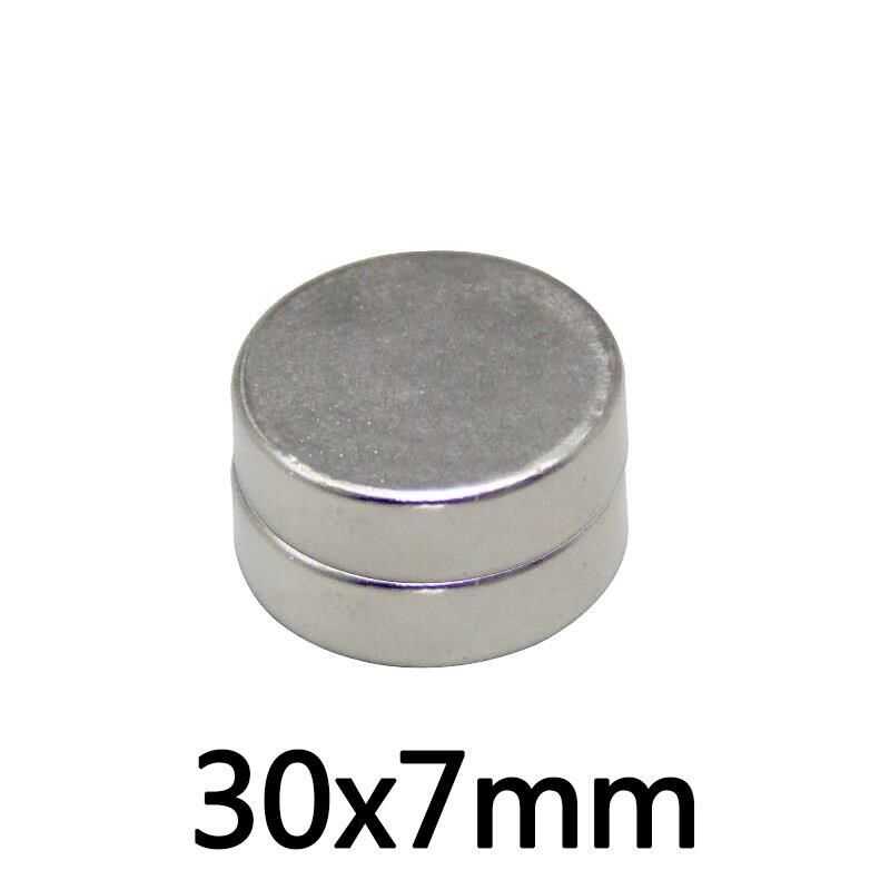  30x7mm Neodyum Güçlü Mıknatıs - Neodim Magnet