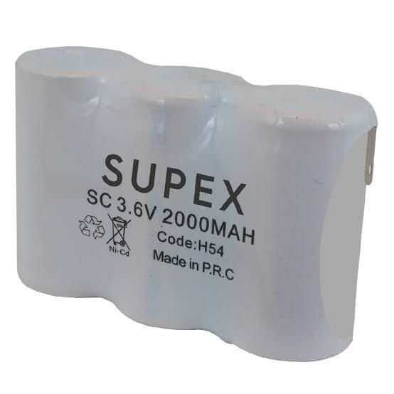  3.6v 2000mah Süpürge Pili Sp2000sc-3y