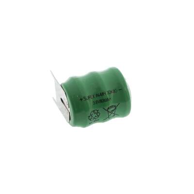 Lot De 3 Piles Varta 3.6V 80mAh Rechargeables - NiMH Pour équipements CNC Et Sécurité