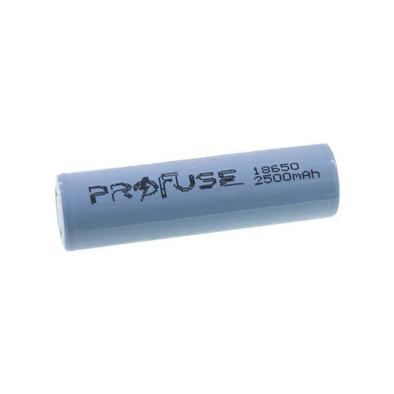  3.7v 2500mah 18650 Li-ion Şarjlı Pil - Başsız