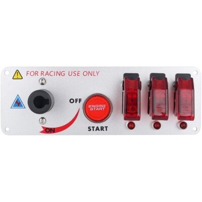 3'lü ON-OFF Toggle Switch Panel - Motor Start Butonlu ve Kontak ...