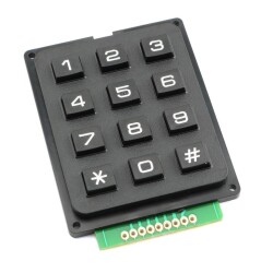 3x4 Matrix Tuş Takımı - Keypad - 1