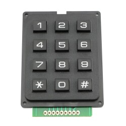 3x4 Matrix Tuş Takımı - Keypad - 2