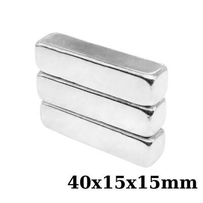 40x15x15mm Neodyum Güçlü Mıknatıs - Neodim Magnet - 1