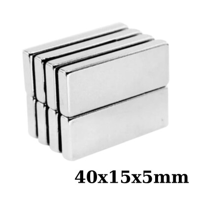 40x15x5mm Neodyum Güçlü Mıknatıs - Neodim Magnet - 1