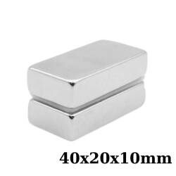 40x20x10mm Neodyum Güçlü Mıknatıs - Neodim Magnet 