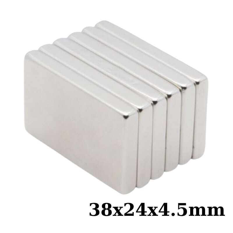  38x24x4.5mm Neodyum Güçlü Mıknatıs - Neodim Magnet