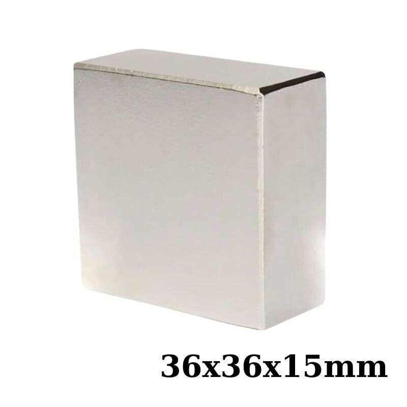  36x36x15mm Neodyum Güçlü Mıknatıs - Neodim Magnet