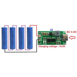 4S 16.8V 2A Li-ion & Lipo Battery Charging Circuit - 3