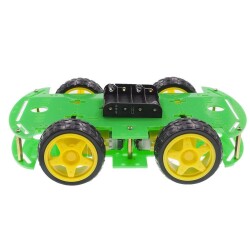 4WD Green Chassis Wheel Car Kit - 2