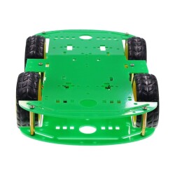 4WD Green Chassis Wheel Car Kit - 3
