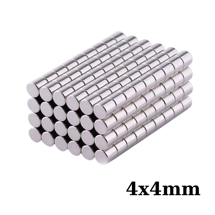  4x4mm Neodyum Güçlü Mıknatıs - Neodim Magnet