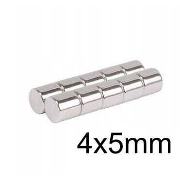  4x5mm Neodyum Güçlü Mıknatıs - Neodim Magnet