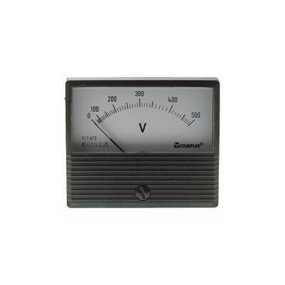 500V Analog Voltmetre - Panel Tipi Ölçü Aleti KLY-T670 - 1
