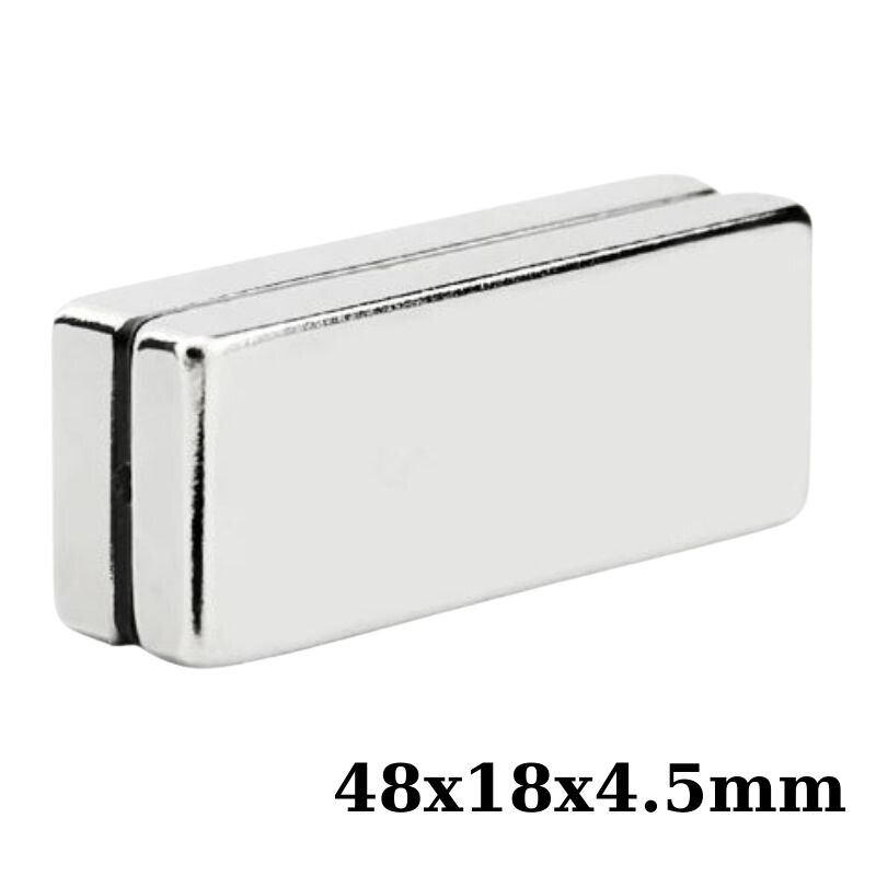  48x18x4.5mm Neodyum Güçlü Mıknatıs - Neodim Magnet