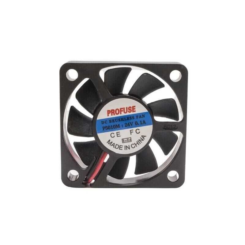  50x50x10mm 24v 0.10a Fan 2 Kablolu