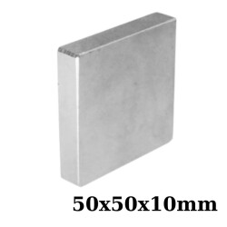 50x50x10mm Neodyum Güçlü Mıknatıs - Neodim Magnet 