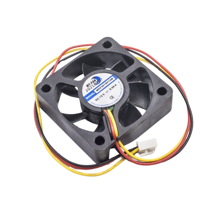  50x50x15mm 12v 0.08a Fan 3 Kablolu