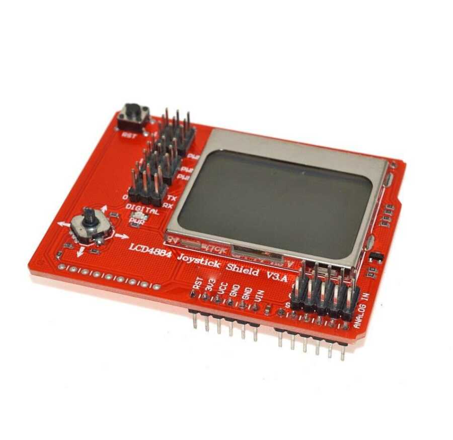  5110 Lcd Joystick Shield