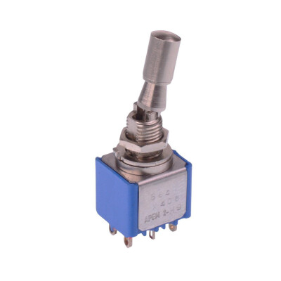 5649 ON-OFF-ON 3-Position 3-Pin Toggle Switch - Safety Locked - 2