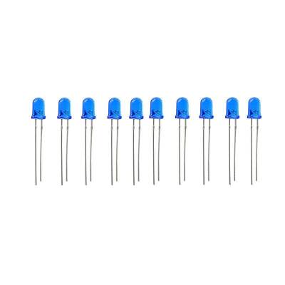 5mm Blue Led Package - 10 Pieces Motorobit - Motorobit.com