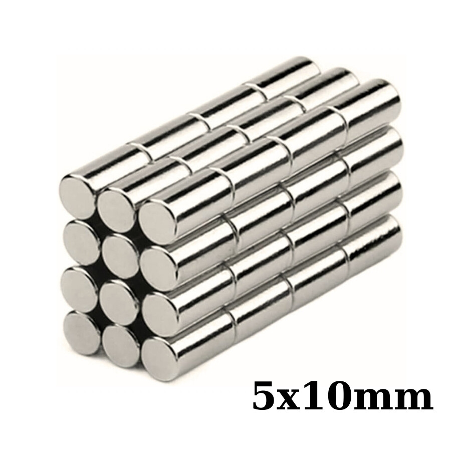  5x10mm Neodyum Güçlü Mıknatıs - Neodim Magnet