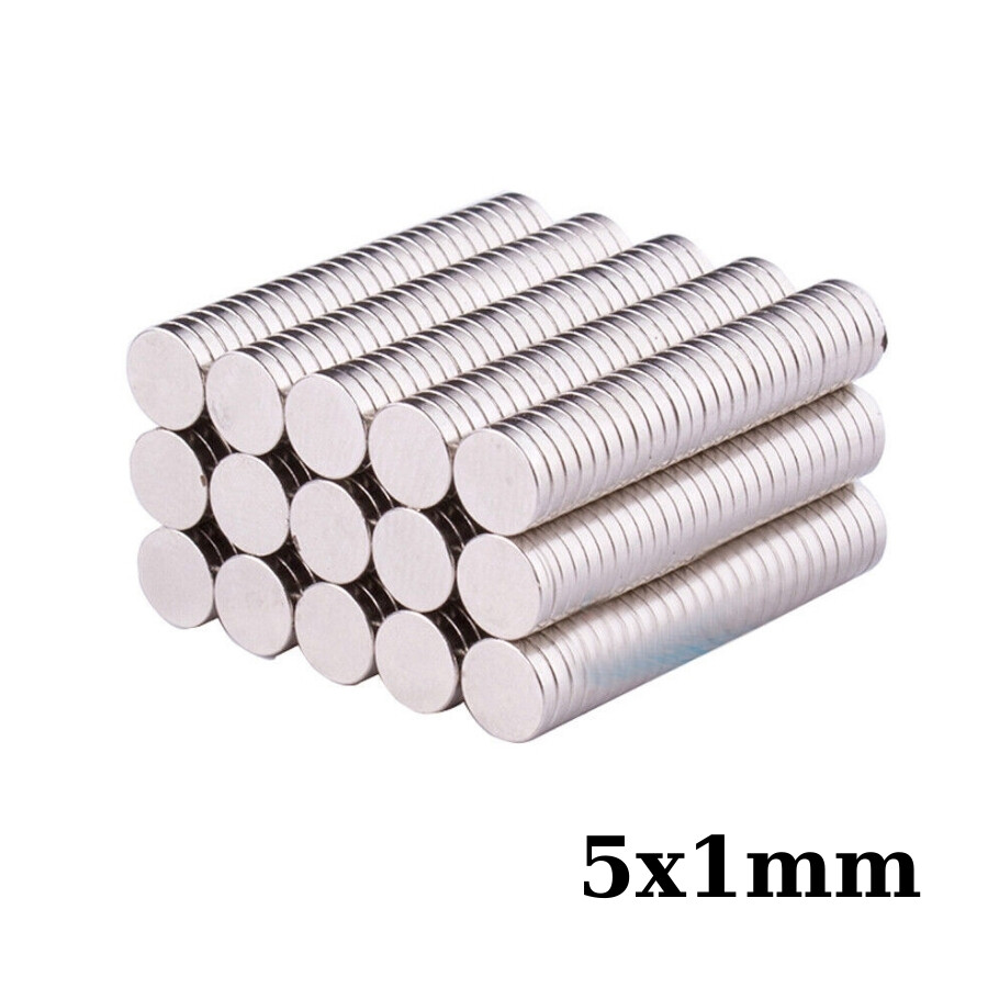  5x1mm Neodyum Güçlü Mıknatıs - Neodim Magnet