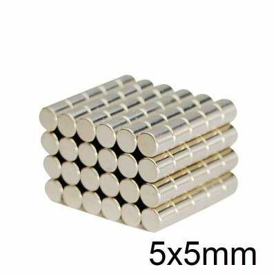 5X5mm Neodyum Güçlü Mıknatıs - Neodim Magnet - 1