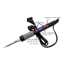 60W Pen Soldering Iron with Digital Heat Adjustment - 3