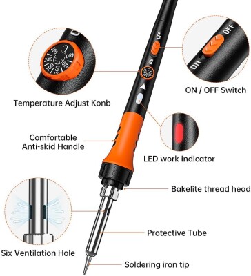60W Temperature Adjustable Pen Soldering Iron Soldering Set - 3