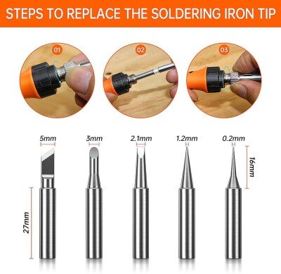 60W Temperature Adjustable Pen Soldering Iron Soldering Set - 4