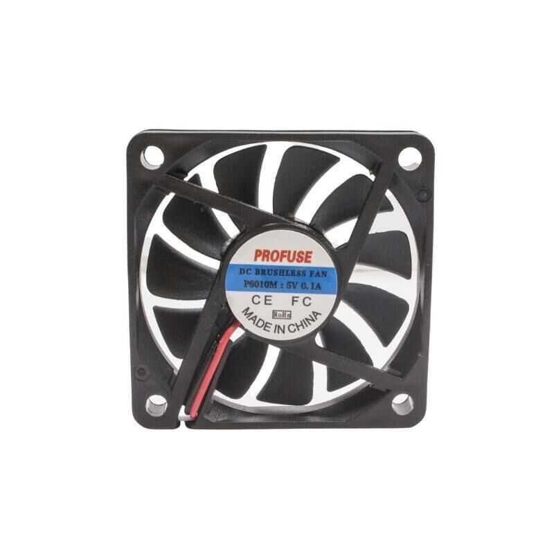  60x60x10mm 5v 0.10a Fan 2 Kablolu
