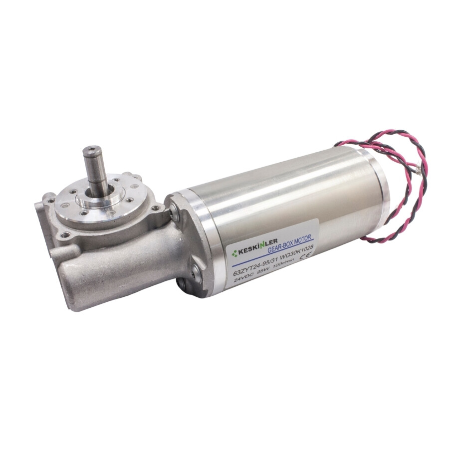  63zyt24-95/31 24v 95w 100rpm Otomatik Kapı Motoru